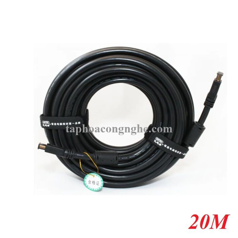 Unitek 98495 Y-C110AM chuẩn 1.4 20M 4k Màu Đen Cáp Hdmi dây tròn chống nhiễu 30098495